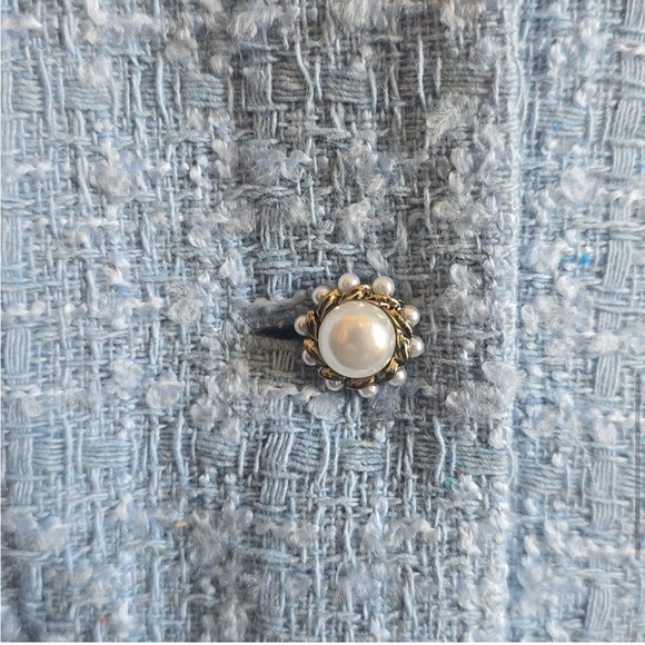 Anthropology size 6 Tweed Sleeveless Blazer Mini dresss size 10 - Picture 6 of 8